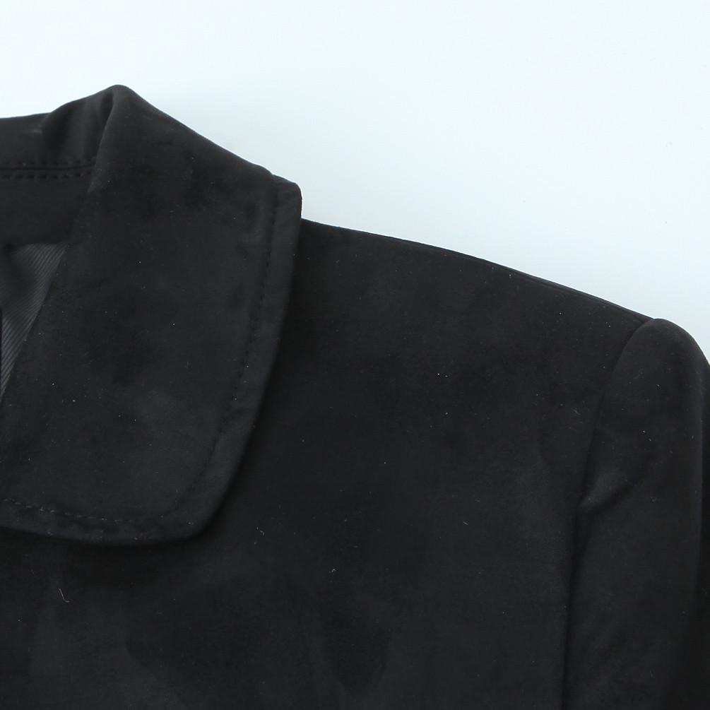Spring 2025 Women's Suede Textured Short Coat: Versatile, Casual, and Stylish