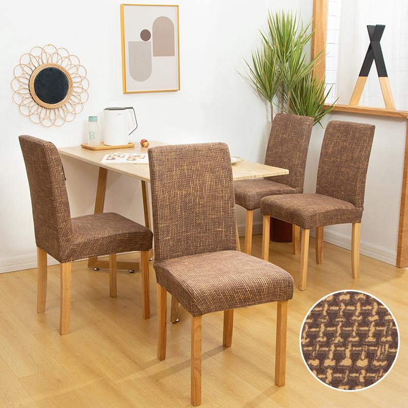 Dining Chair Slipcover Parsons Chair Furniture Protector Stretch Chair Covers For Dining Room, Restaurant, Kitchen, Party 4/6Pcs