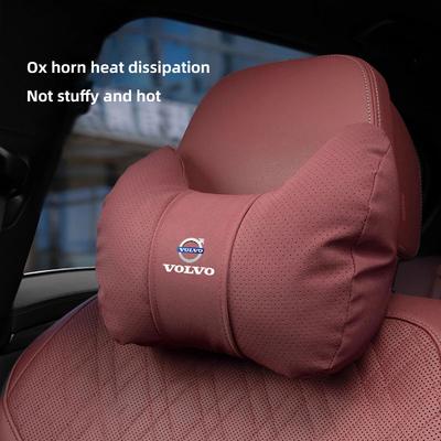 Automobilio interjero sėdynės zomšas Jaučio rago galvos atrama XC60 S60 V40 V50 V60 S80 S40 C30 AWD C70 S40 S60 S80 S90 T6 V70 V9