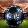 SIZE 5 FC Schalke 04 Soccer Ball Colorful All Ages Machine Stitched PVC Competition Ready Durable High-Bounce