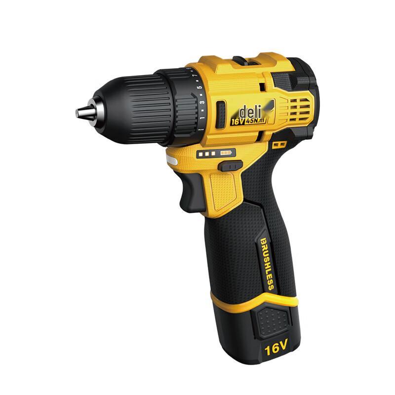 

Deli 16V Cordless Brushless Drill Driver CN plug (adapter included)