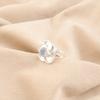Round Milky Opal Stone 925 Sterling Silver Wedding Eternity Engagement Gift Ring RR-51-14