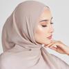 High Quality Premium Chiffon Scarf Stretchy Hijab Plain Head Scarves Women Hijab