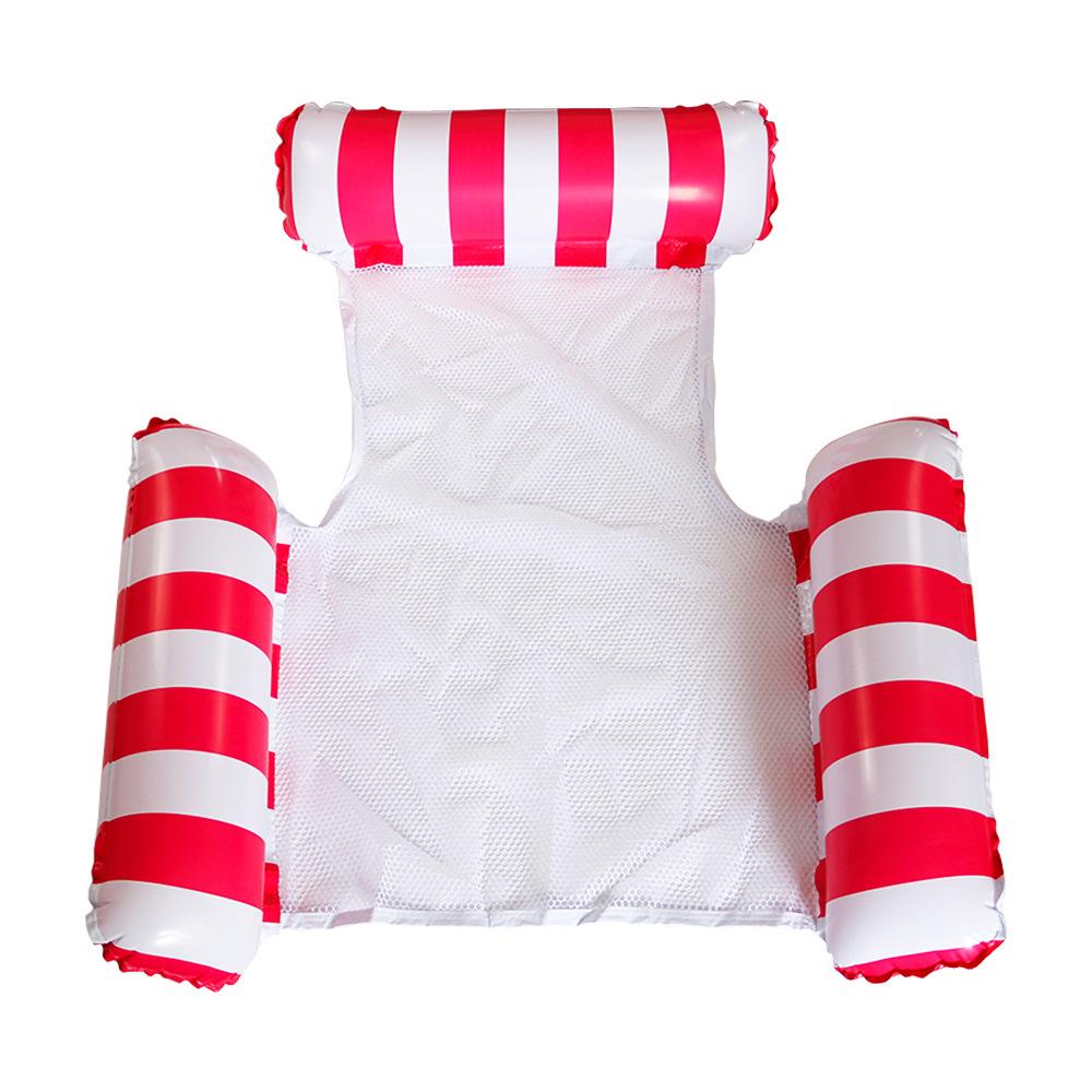 Cross-Border Inflatable Water Bed: New Striped Float & Hammock Lounge Chair for Water Sports