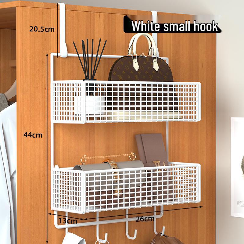 Wall-Mounted Entryway Storage Rack for Bedroom Doors