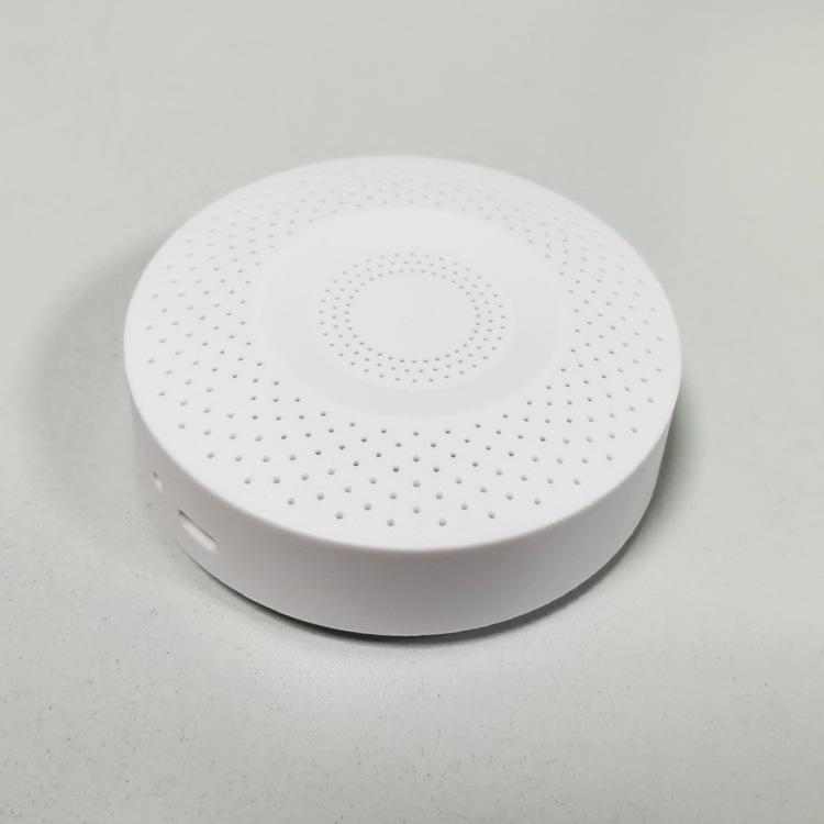 Ceiling-Mounted Multi-Sensor Housing: Smoke, Humidity, Temperature, Dust, CO2 Sensors.