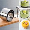 Round Cake Mousse Ring Stainless Steel Non Stick Easy to Demould Food Mold Versatile for Rice Ball Sushi Baking Kitchen Tool