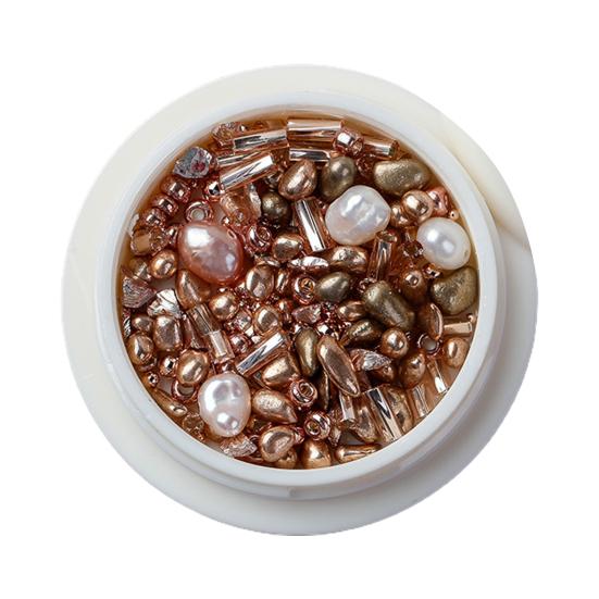 

1 коробка для дизайна ногтей с жемчугом, изысканный DIY, легкий жемчуг в форме ракушки, аксессуары для дизайна ногтей для женщин 1