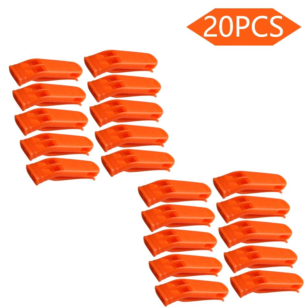 1/5/10/20/30/40pcs Survival Loud Whistle Multifunction Outdoor Emergency Whistle Double Pipe Rescue Whistle for Camping Hiking