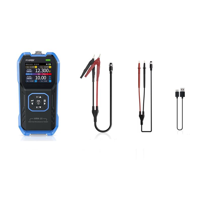 FNIRSI HRM-10 Lithium Battery Internal Resistance & Voltage Meter for 18650 Rechargeable Batteries