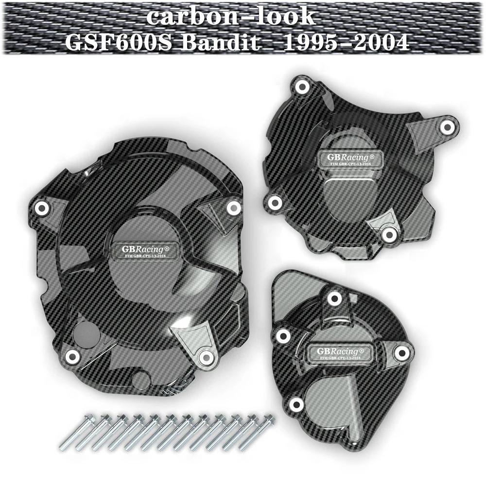 For SUZUKI GSF600S Bandit 1995-2004 Engine Protection Cover Carbon-look