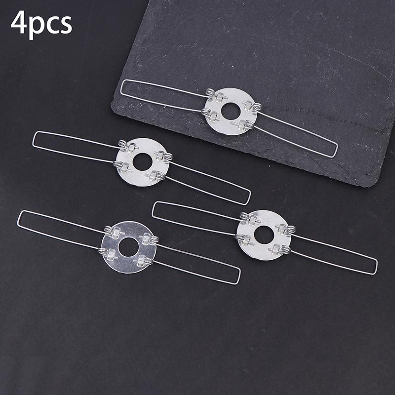 

4 шт. 2-вилки 3-вилки оцинкованный фиксирующий пружинный зажим пружинная пряжка для фиксации абажура шрапнель своими руками для подвесных ламп фонари