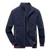 Men's Sports Jacket, Double-sided Stand Up Collar Jacket, Casual and Fashionable Color Blocked Jacket, Men's Jacket