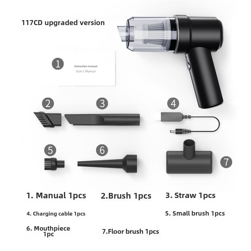Wireless High-Power Handheld Car Vacuum Cleaner with Charging