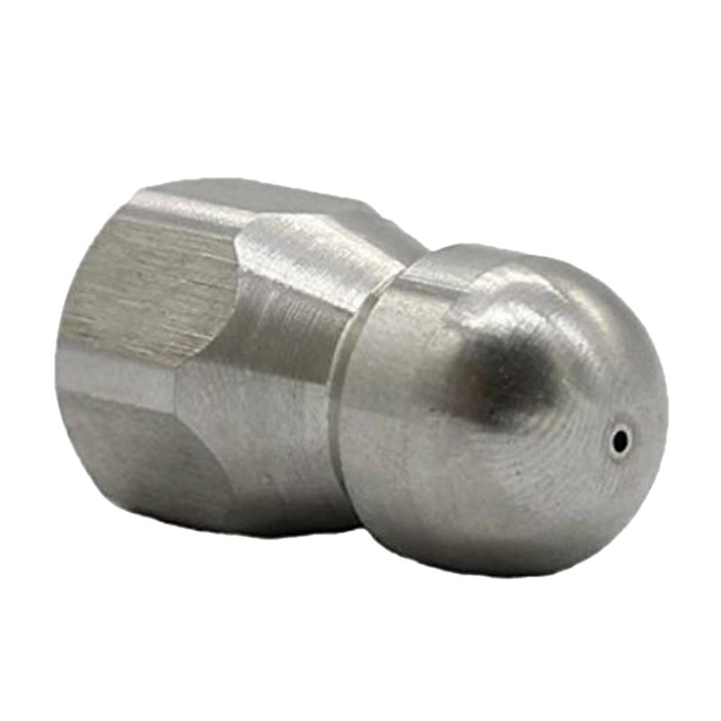 Oțelul inoxidabil argintiu este robust și durabil Duza de jet de canalizare Oțelul inoxidabil este robust