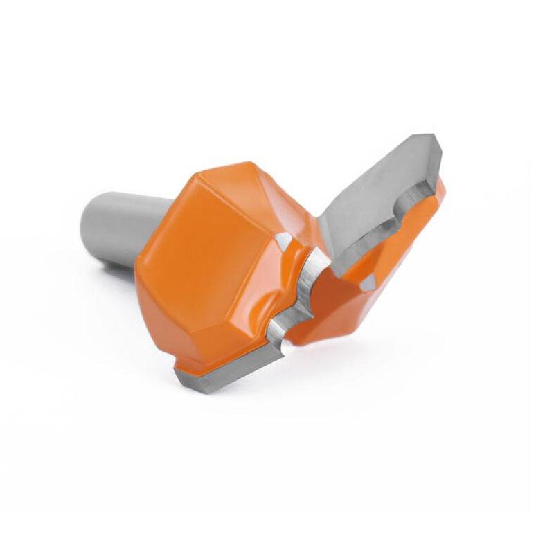 Coadă de 8 mm cu arc dublu Dragon Ball Bit rotund peste freză pentru freza de gravură pentru prelucrarea lemnului de calitate profesională