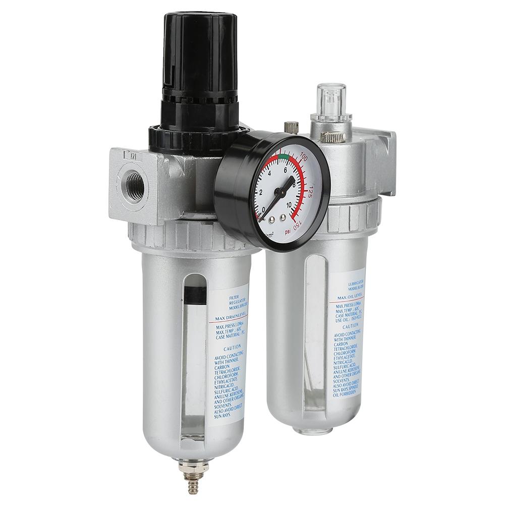 1ks Odlučovač vlhkosti pro vzduchový kompresor Filtr na olej a vodu Regulátor tlaku Maznice Nástroj