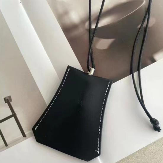 Подвесной шейный мешочек из искусственной кожи для монет — фото 13