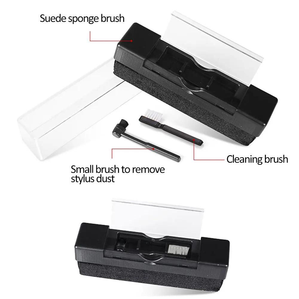 1 Set Anti Static Vinyl Record Cleaner Dust Remover Brush for Phonograph Turntable LP Vinyl Records Cleaning Kit