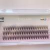 20D Hot Melt Cluster Lashes - Dense Three-Row Style, 10-Piece Curled High-Quality Segmented False Eyelashes