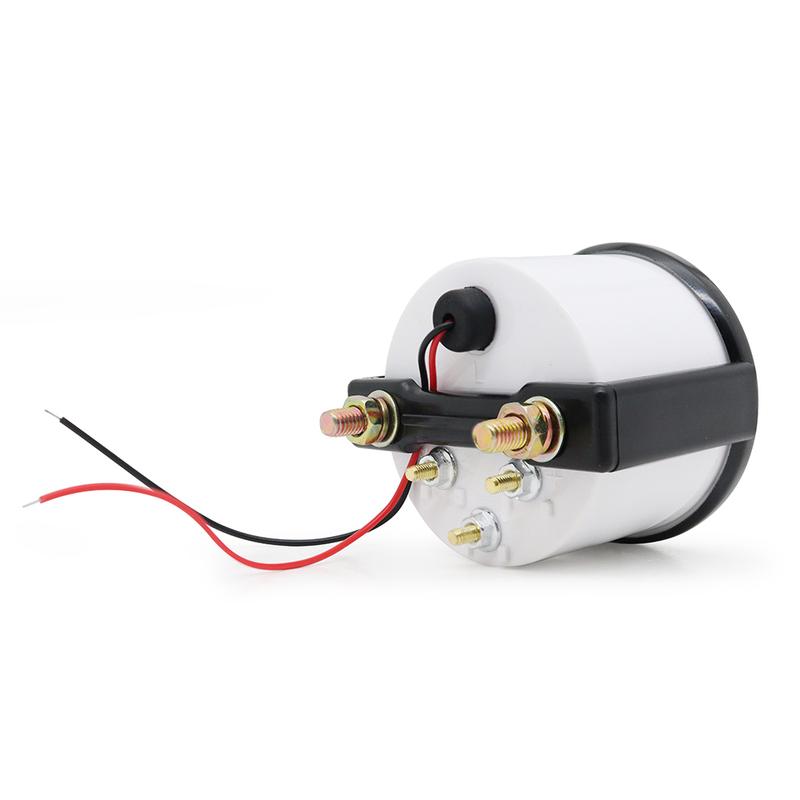 12V 52mm Universal Car Fuel Gauge Fuel Level Gauge Meter High Sensitivity White LED Light Black Rim Automotive Gauges