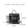 2025 New Autumn and Winter Premium Leather Women's Bag Handbag Shoulder Backpack Versatile Large Capacity Premium Bag