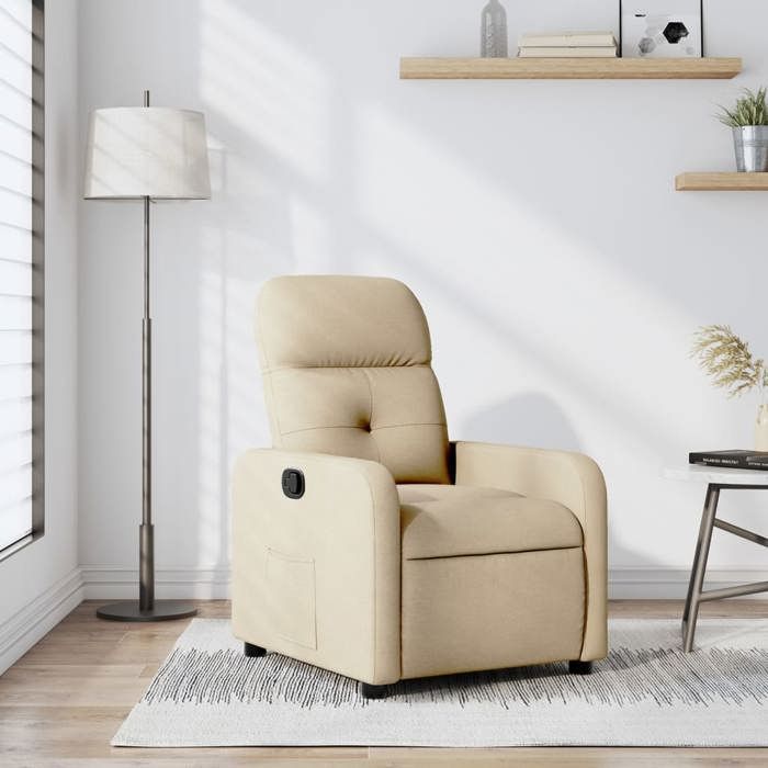 VidaXL Recliner, Chair with Footrest, Seat with Backrest and Armrests, Living Room Furniture, Modern, 374205