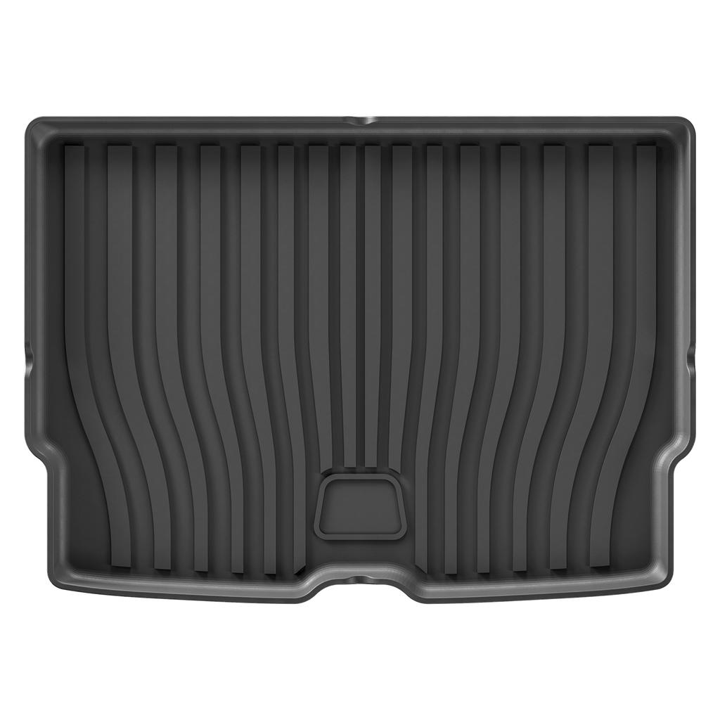 For Volvo EX30 2025 2025 Car Floor Mats Cargo Liner Trunk Pad TPE 3D Foot Mat Waterproof Odorless Tray Set BLACK