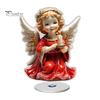 Stable Rotating Base Ornaments Christmas Acrylic 360 Degree Ornament, Double-sided HD UV Printed Angel Figurines Religious 2D Decorative Item