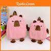 Backpack Cartoon Capybara Kindergarten Lightweight Travel Bag Gift Children