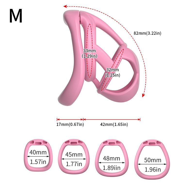 Male Chastity Cage Sex Toys Sissy Femboy beginner flat chastity cage belt Cock Cage man Urethra lock Penis Rings Men Adult Goods
