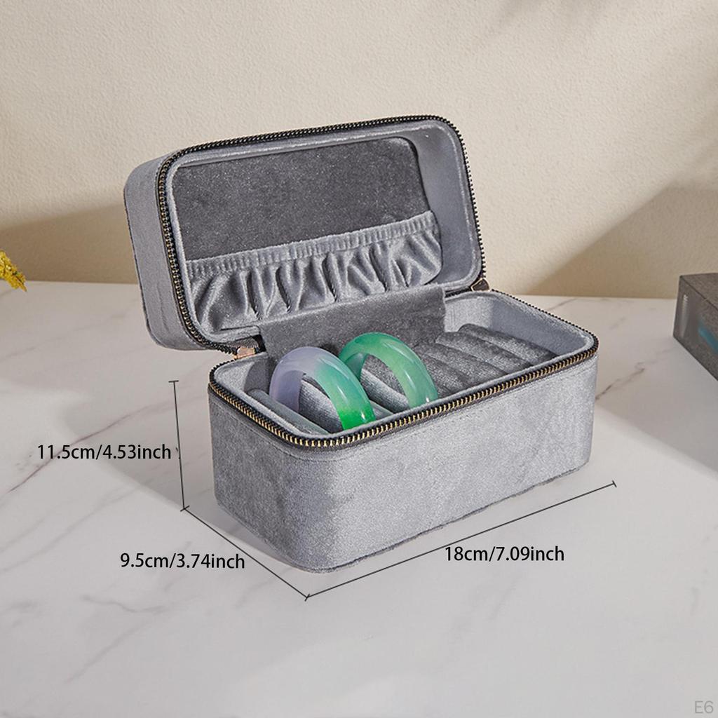 Bangle Holder Storage Box Jewelry Organizer for Watches Display Case at Home Dresser
