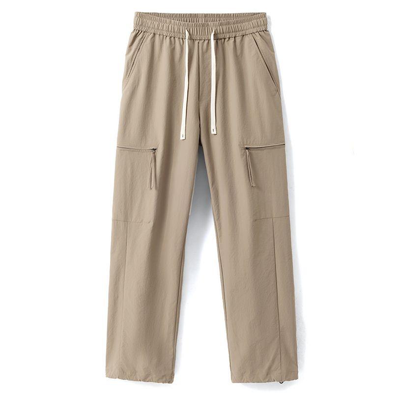 Gedijie Men's Loose Straight Work Pants