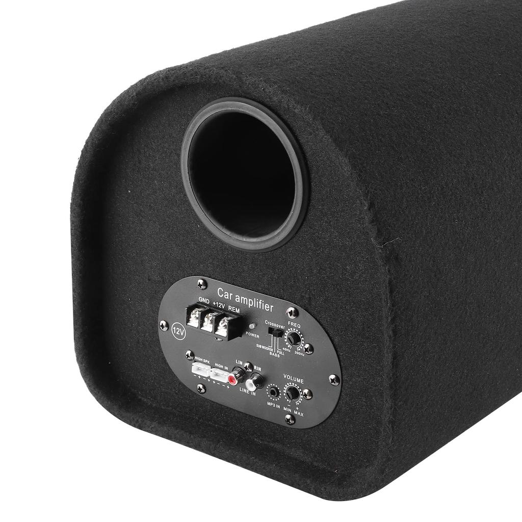 Car Subwoofer, 12V 600W Car Subwoofer, Car Bass Speaker, High-Power Audio Modification Amplifier