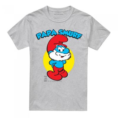 The Smurfs Unisex Adult Papa Smurf T-Shirt