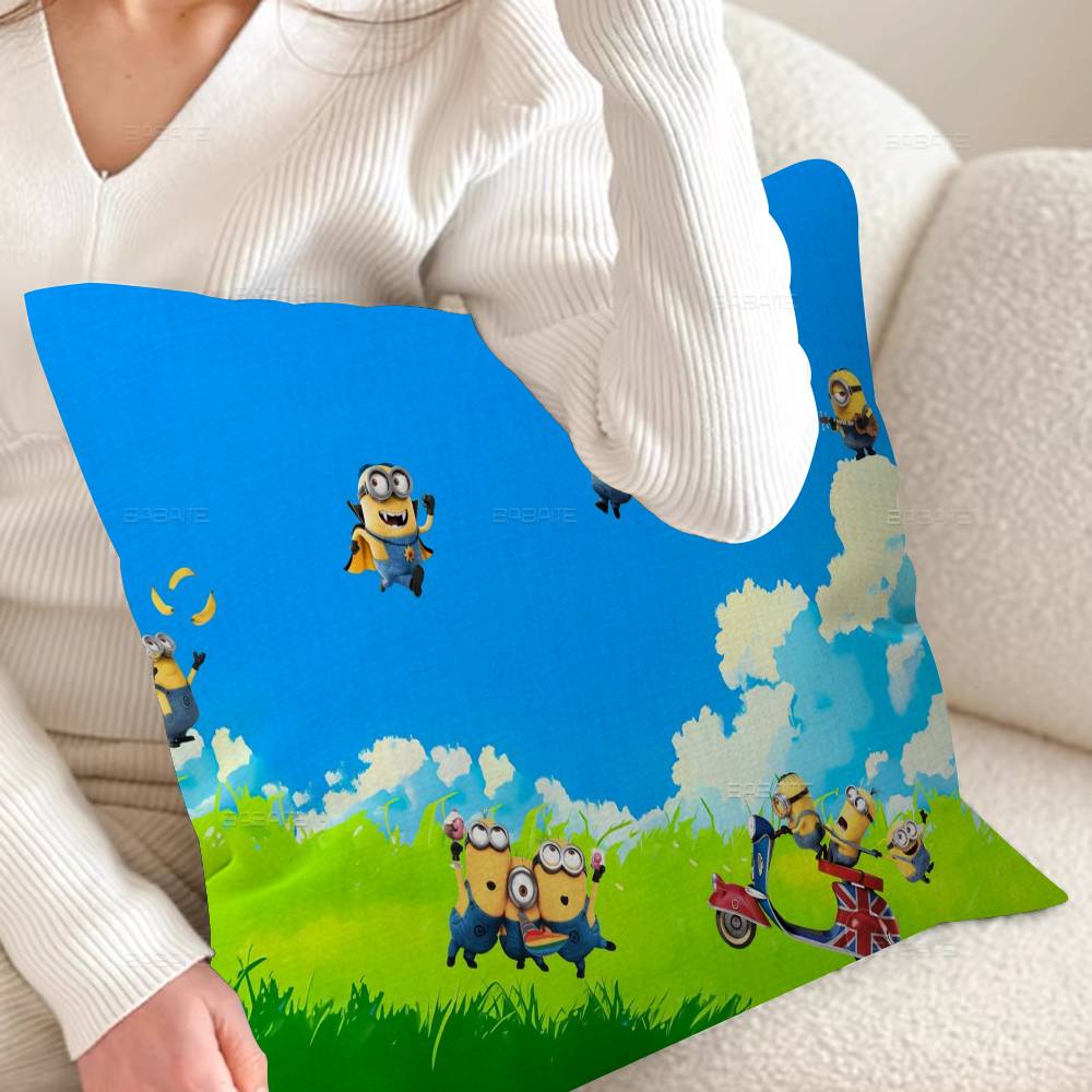 Cartoon L-Lieblich Niedlich M-Minions Kissenbezug Zoll Bauernhaus Dekor Zuhause Wurfkissenbezüge für Couch Dekorationen