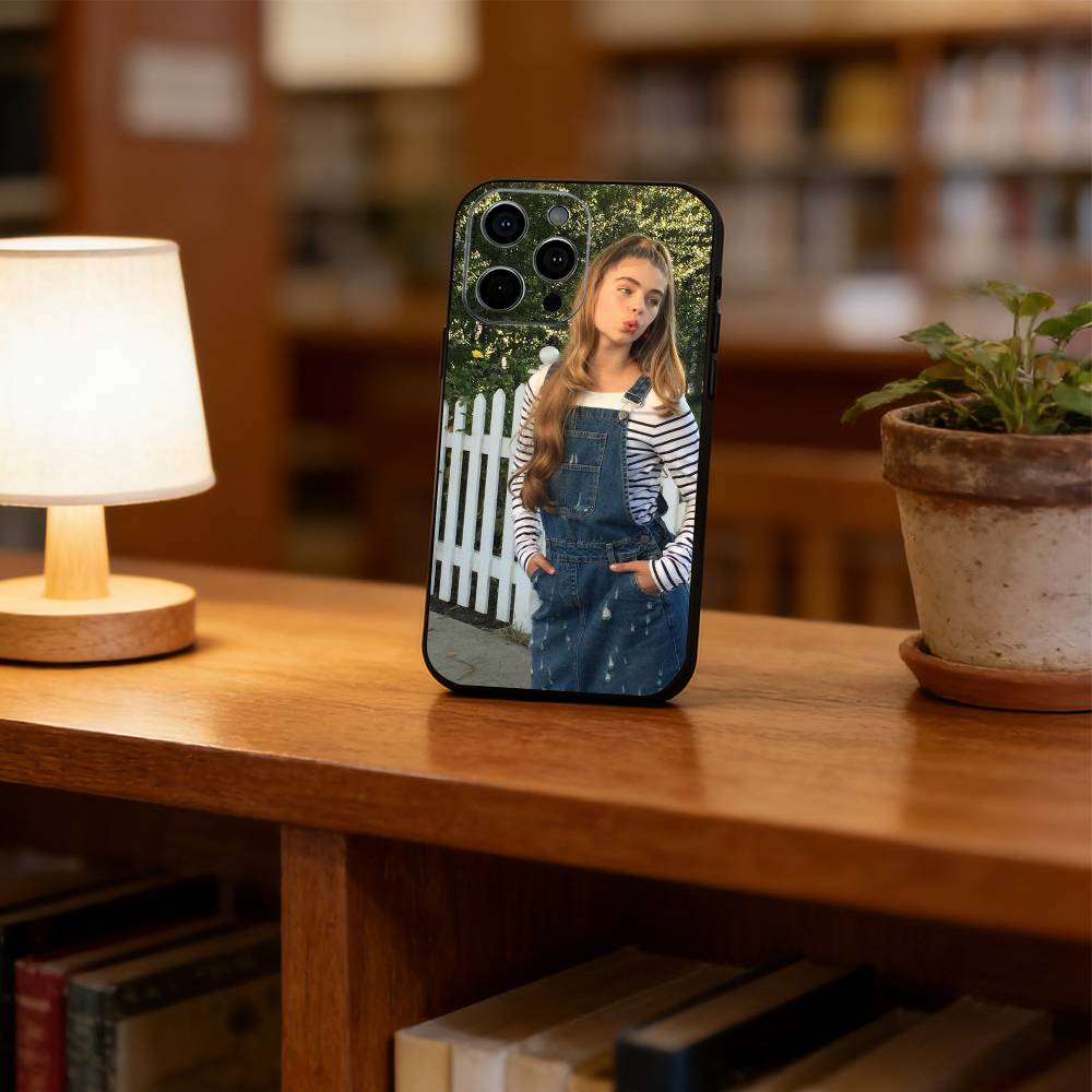 Beauty shot  Phone Case For iPhone 17, 16,15,14,13,12,11 Plus,Pro Max, Others Soft Black Cover