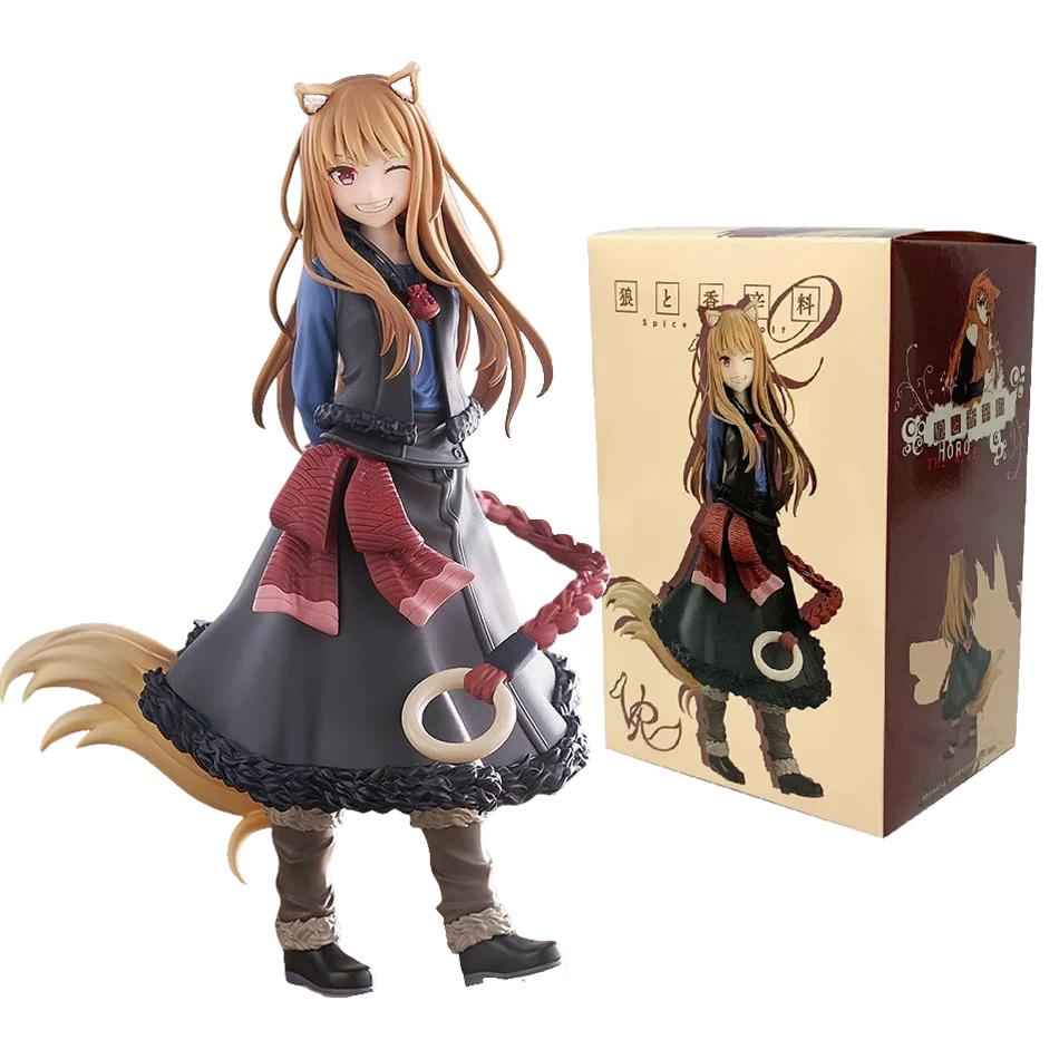 Spice And Wolf Horo PVC Anime Action Figures Model Collection Ornament Anime Cartoon Model Toy Gift.