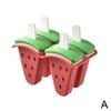 6 Girds Watermelon Shape Ice Molds in One Tray With Sticks Easy-Release Popsicle Makers Homemade Ice Cream Mould 6