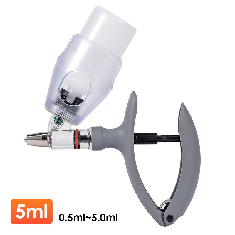 Vaccine Syringe Animal Husbandry 25ML 50ML Veterinary Semi-Automatic Adjustable Animal Continuous Injector veterinarian Tools