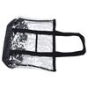 Transparent Beach Bag Waterproof PVC Clear Tote Bag with Zipper Closure for Pool Camping Picnic Gym