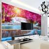 Beautiful Forest 3d Wallpaper Waterfall Nature Landscape Photo Wall Murals Living Room Bedroom Backdrop Home Decor Mural