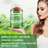 Green tea gummies; 1,020 mg per serving; contains Garcinia Cambogia, raspberry ketone, and coffee bean extract; promotes digestion.