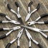 Mini Pointed Flat Mouth Extended Needle Nose Pliers Set with Oblique Tip for Wire Binding and Jewelry Making Tools