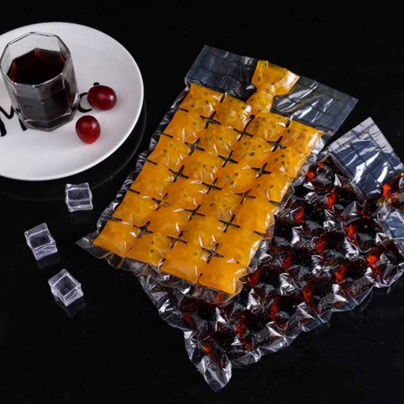 Modern Simple Disposable Ice Cube Tray With Sealable Bag For Home Use