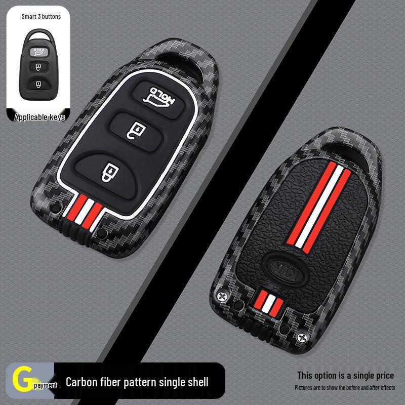 Fits Kia Forte 07/11/12, Carens, Cerato, Sportage Key Remote Metal Shell.