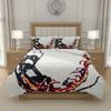K-Ken K-Kaneki T-Tokyo G-Ghoul Anime Duvet Cover Set Bedding Polyester Gift for Kids Teens EU 135x200 155x220 200x200, US UK AU Sizes