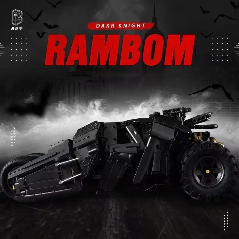 2830PCS Set Blocuri de Construcție Batmobilul Tumbler Motocicleta BatPod Adulți 1:8 Cărămizi de Putere High-tech Model Kit DIY Jucărie Pentru Băieți