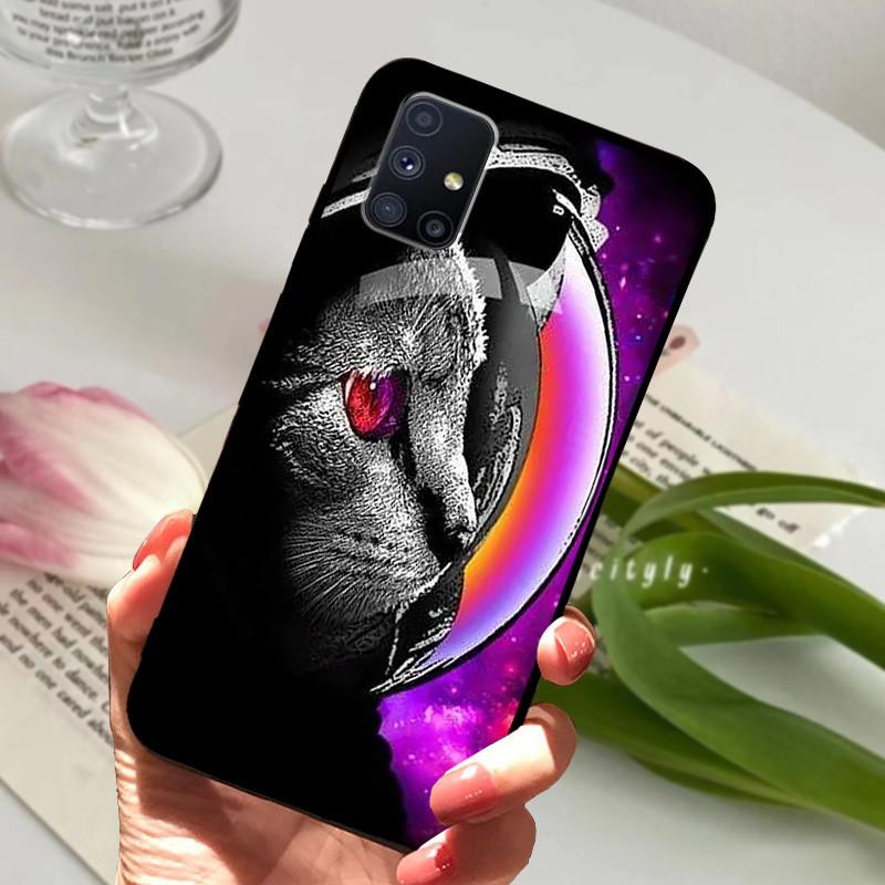 For Samsung Galaxy M51 Case Cover Soft TPU Animal Silicone Phone Case For Samsung A51 GalaxyM51 SM-M515F M 51 A 51 Fundas Bumper