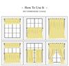 Korean Chiffon Ruffle Splicing Curtains Floral Road Pocket Curtain for Kitchen Bedroom Living Room Bay Window Cabinet Curtain